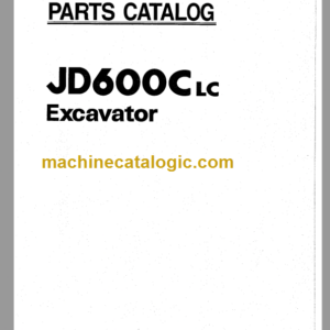 Hitachi JD600CLC Excavator Parts Catalog