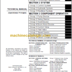 Hitachi CX1100-C Crawler Crane Technical Manual