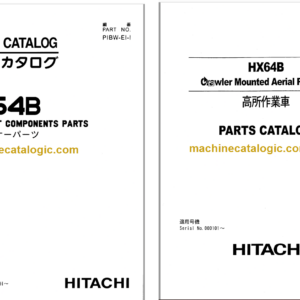 Hitachi HX64B Parts Catalog & Equipment Components Parts Catalog