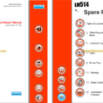 Sandvik LH514 Mining Loader Service and Parts Manual (L914D1006)