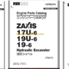 Hitachi ZX17U-6 ZX19U-6 Hydraulic Excavator Parts Catalog & Equipment Components Parts Catalog