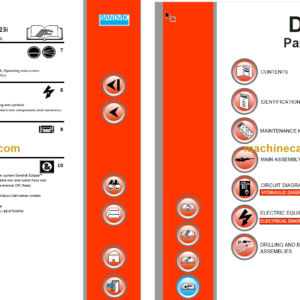 Sandvik DT923i Tunnelling Drill Service and Parts Manual (SN 120D65034-1)