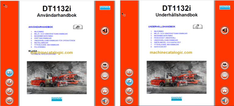 Sandvik DT1132i Drill Rig Operator's and Maintenance Manual (120D59413-1 Swedish)