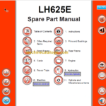 Sandvik LH625E Mining Loader Parts Manual (L325E029)