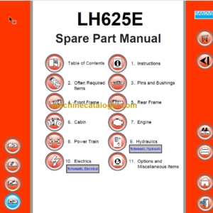 Sandvik LH625E Mining Loader Parts Manual (L325E029)