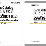 Hitachi ZX18-3 Hydraulic Excavator Parts Catalog & Equipment Components Parts Catalog