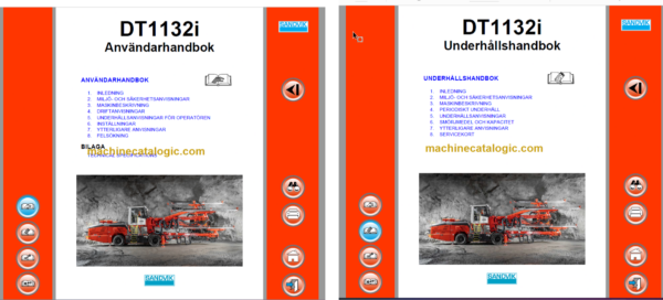 Sandvik DT1132i Drill Rig Operator's and Maintenance Manual (122D76932-1 Swedish)