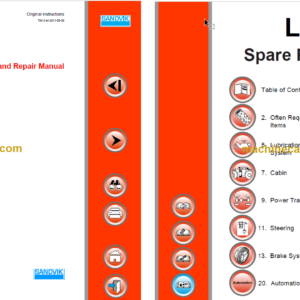 Sandvik LH621 Mining Loader Service and Parts Manual (L221D139)