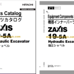 Hitachi ZX19-5A Hydraulic Excavator Parts Catalog & Equipment Components Parts Catalog