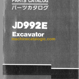 Hitachi JD992E Excavator Parts Catalog