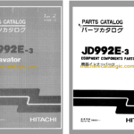 Hitachi JD992E-3 Excavator Parts Catalog & Equipment Components Parts Catalog