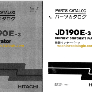 JD190E-3 Excavator Parts Catalog & Equipment Components Parts Catalog