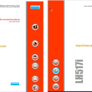 Sandvik LH517i Mining Loader Operator's and Maintenance Manual (L017D744 Swedish)