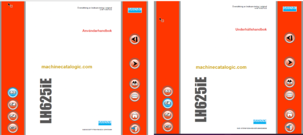 Sandvik L625ie Mining Loader Operator's and Maintenance Manual (L625ECNA0A0039 Swedish)