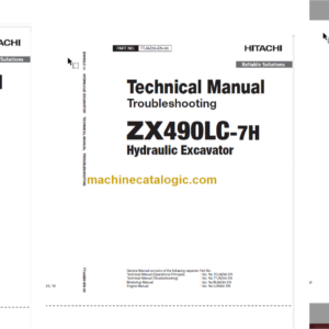 Hitachi ZX490LC-7H Hydraulic Excavator Technical and Workshop Manual