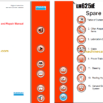 Sandvik LH625iE Mining Loader Service and Parts Manual (L925E101)