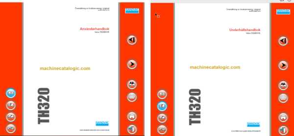 Sandvik TH320 Underground Truck Operator's and Maintenance Manual