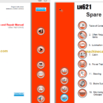 Sandvik LH621 Mining Loader Service and Parts Manual (L821D440)