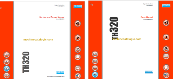 Sandvik TH320 Underground Truck Service and Parts Manual