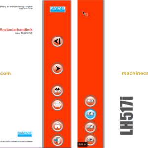 Sandvik LH517i Mining Loader Operator's and Maintenance Manual (L517DVMA0A0888 Swedish)