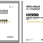 Hitachi HX99B Parts Catalog & Equipment Components Parts Catalog