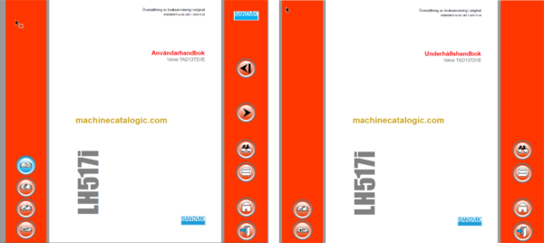 Sandvik LH517i Mining Loader Operator's and Maintenance Manual (L817D714 Swedish)