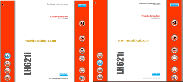 Sandvik LH621i Mining Loader Operator's and Maintenance Manual (L621DHMA0A0583 Swedish)