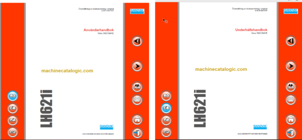 Sandvik LH621i Mining Loader Operator's and Maintenance Manual (L621DKNA0A0706 Swedish)