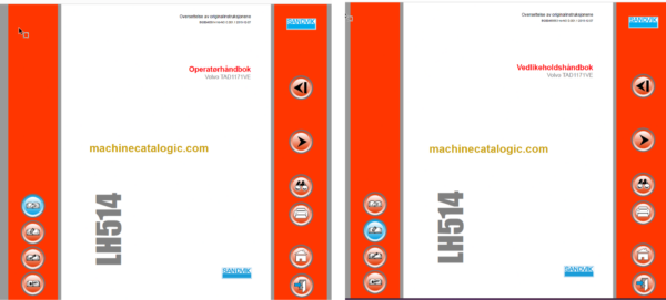 Sandvik LH514 Mining Loader Operator's and Maintenance Manual (L514D744 Swedish)