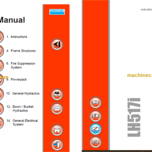 Sandvik LH517i Mining Loader Service and Parts Manual (L017D744)