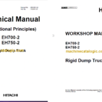 Hitachi EH700-2 EH750-2 Rigid Dump Truck Technical and Workshop Manual