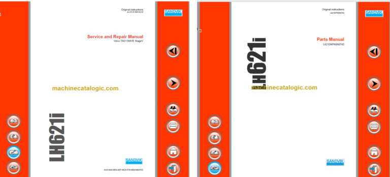 Sandvik LH621i Mining Loader Service and Parts Manual (L621DKPA0A0742)