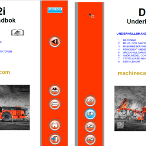 Sandvik DS512i Rock Bolter Operator's and Maintenance Manual (SN 121B59416-1 Swedish)