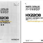 Hitachi HX220B Parts Catalog & Equipment Components Parts Catalog