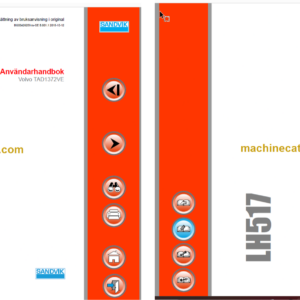 Sandvik LH517 Mining Loader Operator's and Maintenance Manual (L517D486 Swedish)