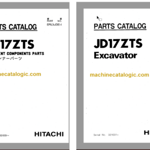 Hitachi JD17ZTS Excavator Parts Catalog & Equipment Components Parts Catalog