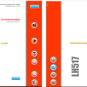 Sandvik LH517 Mining Loader Operator's and Maintenance Manual (L617D441 Swedish)