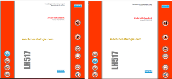 Sandvik LH517 Mining Loader Operator's and Maintenance Manual (L617D441 Swedish)