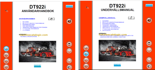 Sandvik DT922i Tunnelling Drill Operator's and Maintenance Manual (117D47702-1 Swedish)