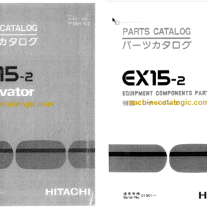 Hitachi EX15-2 Excavator Parts Catalog & Equipment Components Parts Catalog