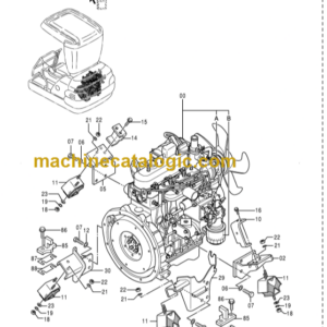 Hitachi EX16-2B Excavator Parts Catalog & Equipment Components Parts Catalog