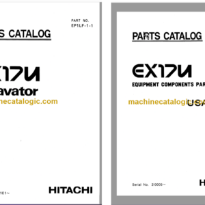 Hitachi EX17U Excavator Parts Catalog & Equipment Components Parts Catalog