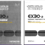 Hitachi EX30-2 Excavator Parts Catalog & Equipment Components Parts Catalog