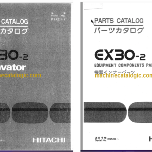 Hitachi EX30-2 Excavator Parts Catalog & Equipment Components Parts Catalog