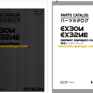 Hitachi EX30U EX32UE Excavator Parts Catalog & Equipment Components Parts Catalog