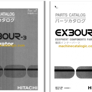 Hitachi EX30UR-3 Excavator Parts Catalog & Equipment Components Parts Catalog