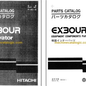 Hitachi EX30UR Excavator Parts Catalog & Equipment Components Parts Catalog