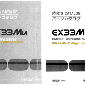 Hitachi EX33MU Excavator Parts Catalog & Equipment Components Parts Catalog