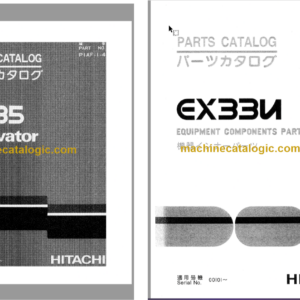 Hitachi EX33U Excavator Parts Catalog & Equipment Components Parts Catalog