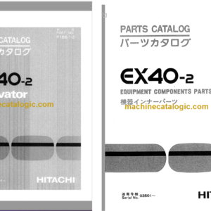 Hitachi EX40-2 Excavator Parts Catalog & Equipment Components Parts Catalog